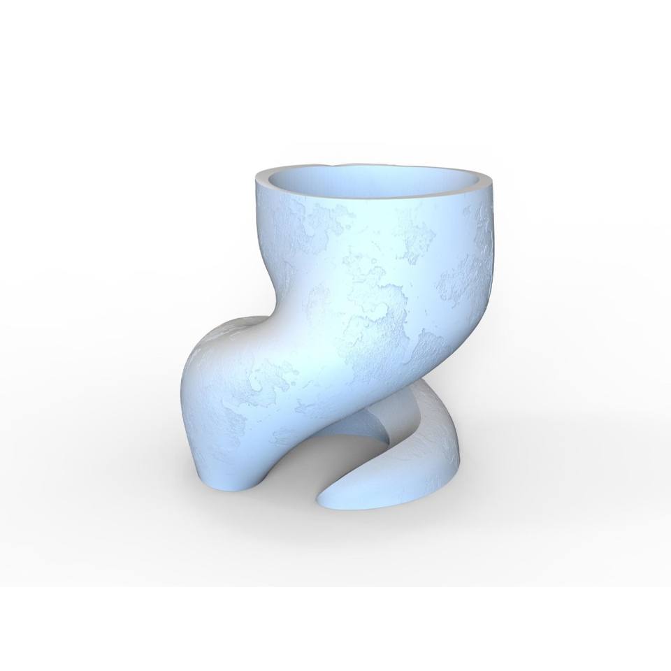 3D Wall Carving Art – LED Sandstone Panel With Vase