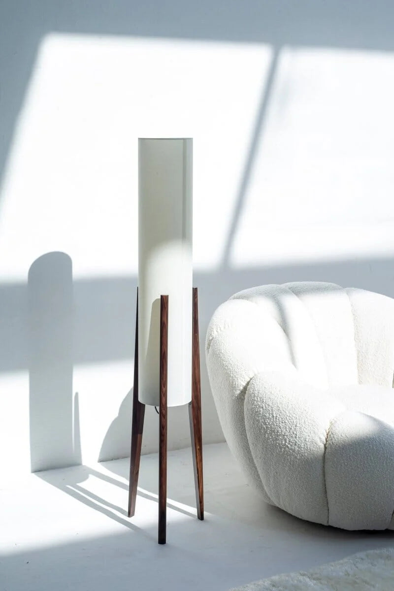 Japanese Retro Tube Tripod Floor Lamp