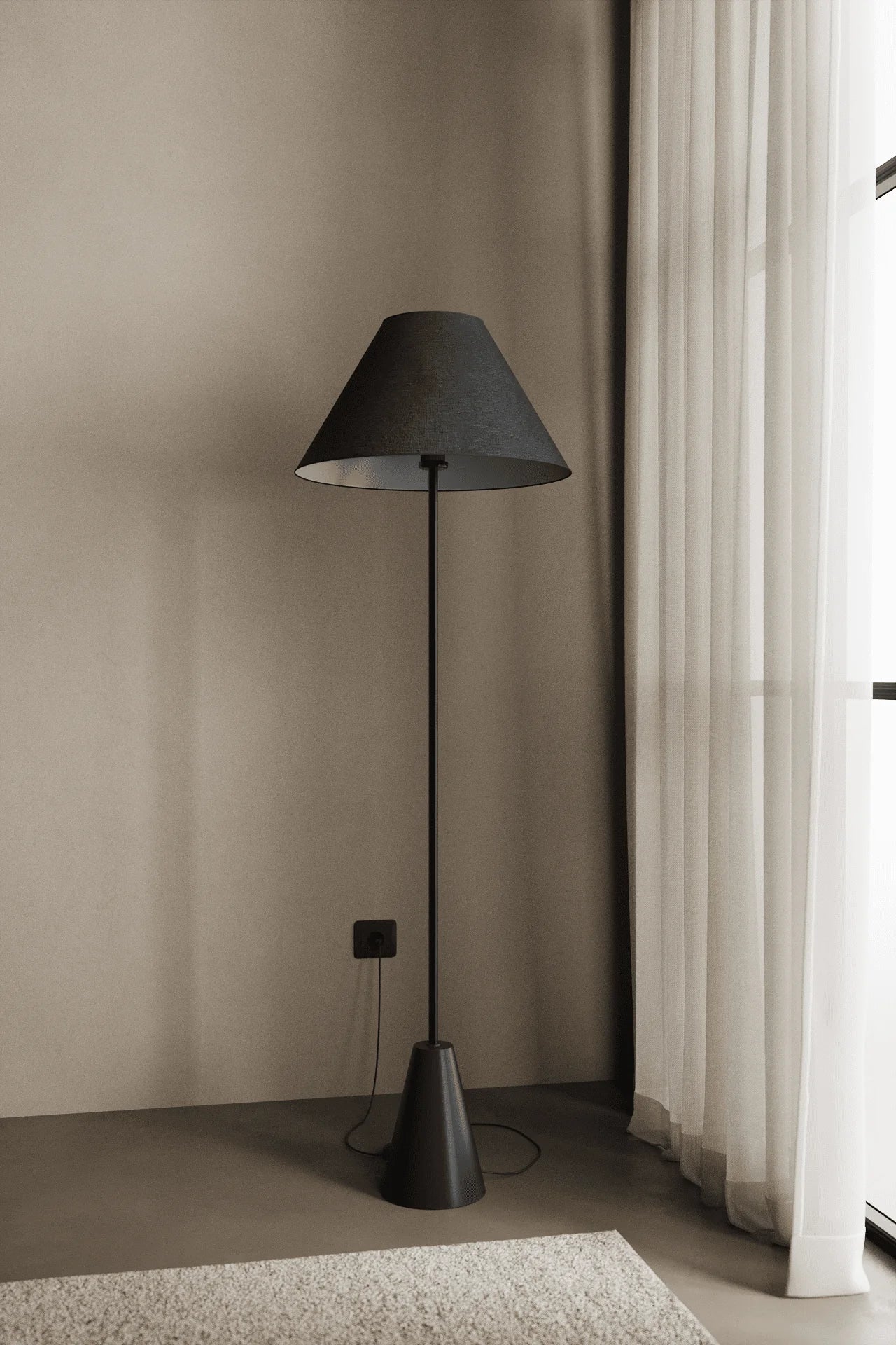 Midnight Pinnacle Floor Lamp