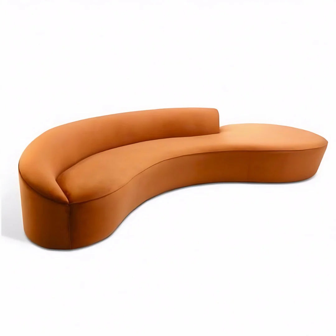 Evo Nordic Velvet Curve Sofa Set