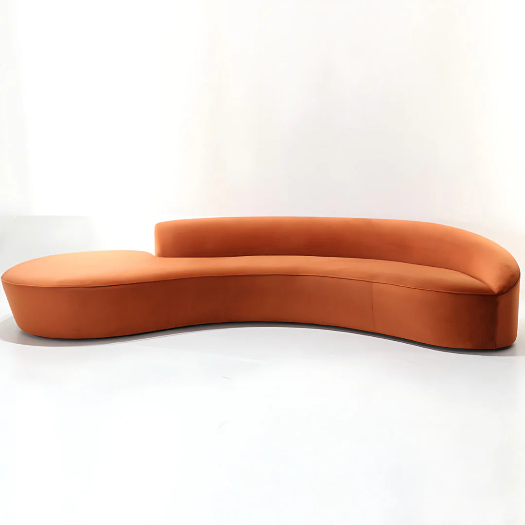Evo Nordic Velvet Curve Sofa Set