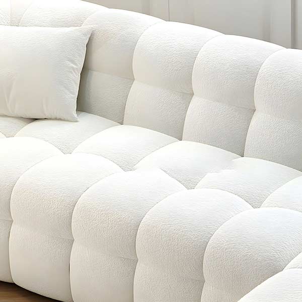 Tufted Bouclé Bubble Sofa