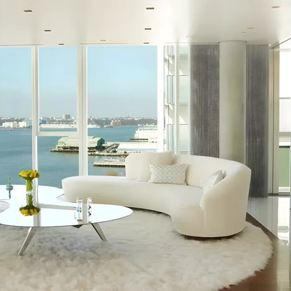 Evo Nordic Velvet Curve Sofa Set