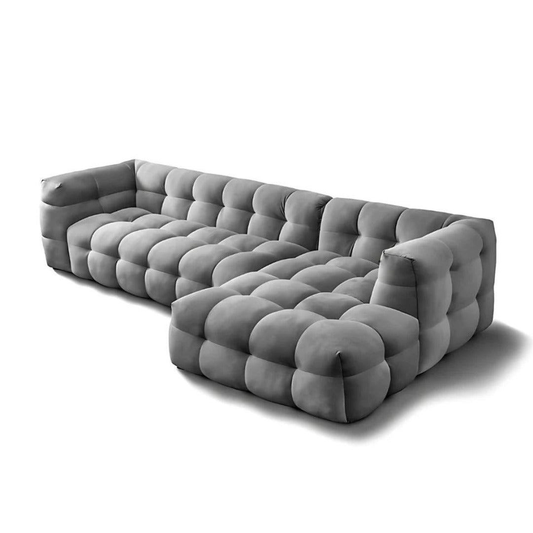 Tufted Bouclé Bubble Sofa