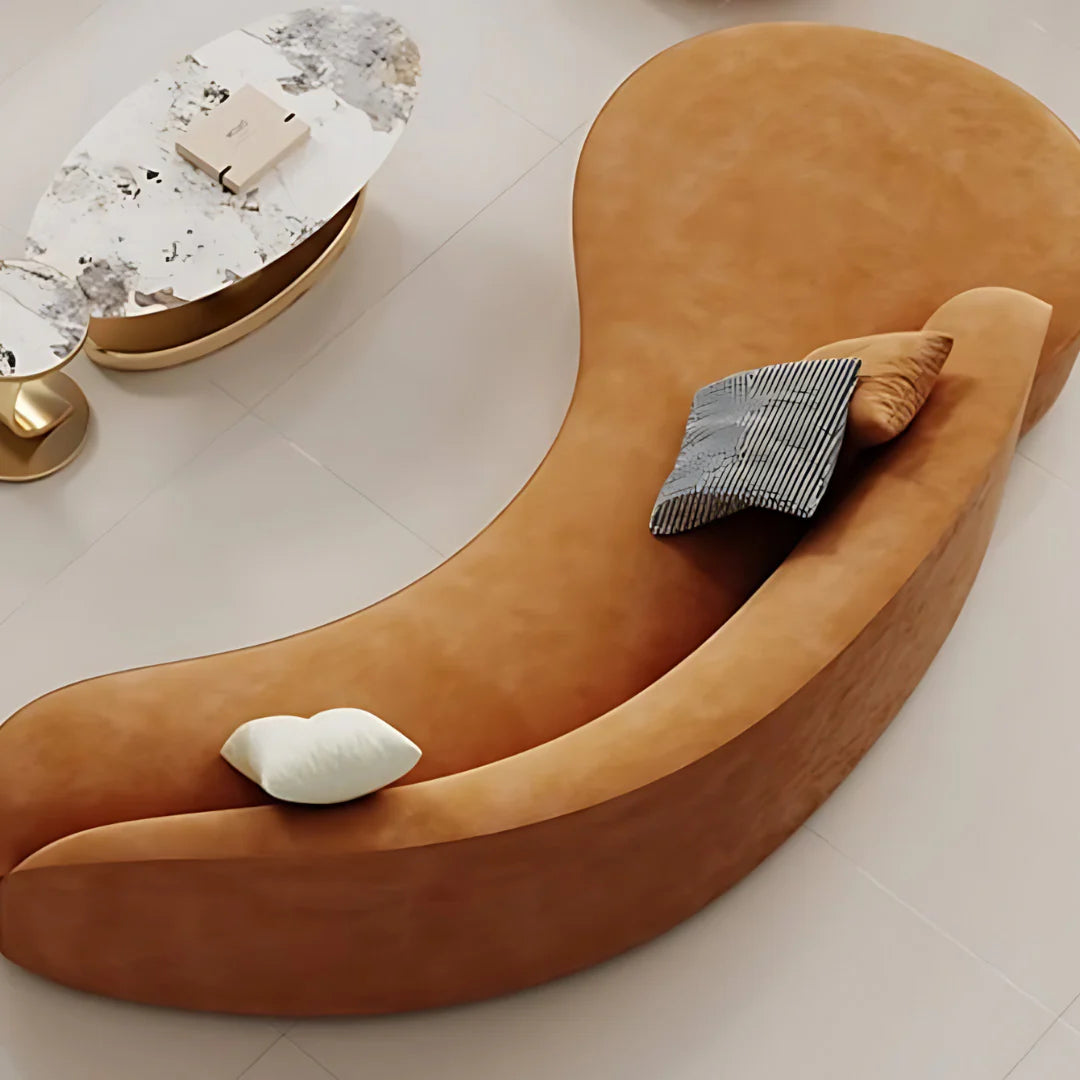 Evo Nordic Velvet Curve Sofa Set