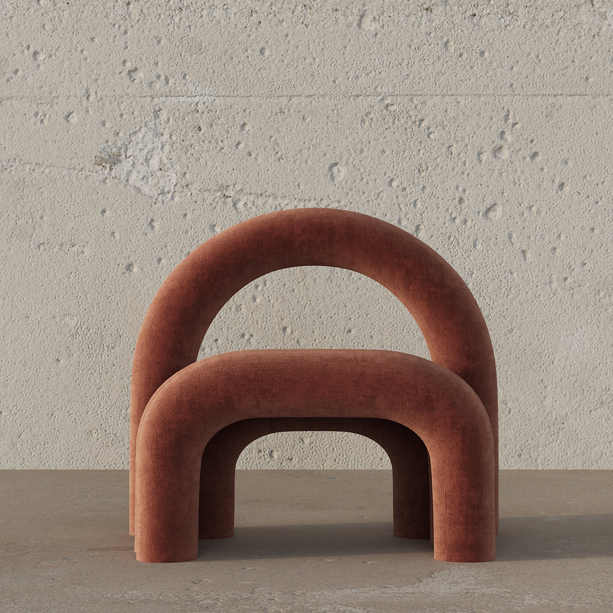 Arco Velvet Accent Chair