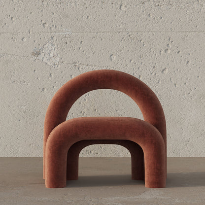 Arco Velvet Accent Chair