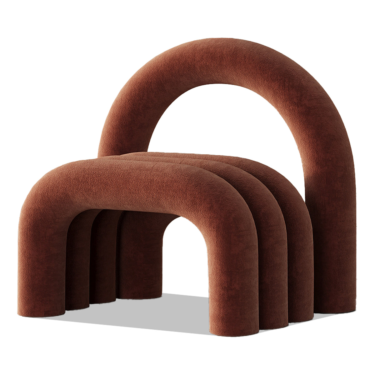 Arco Velvet Accent Chair