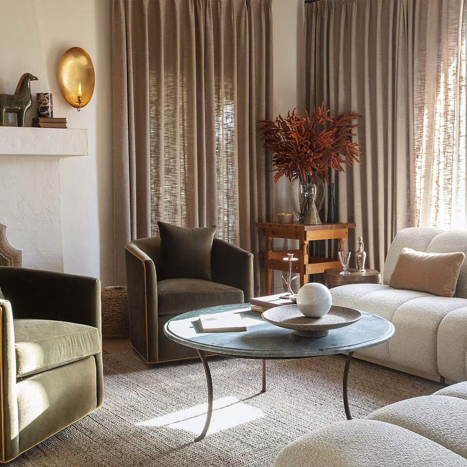 Red Marble Decorative Cylinder Sculpture