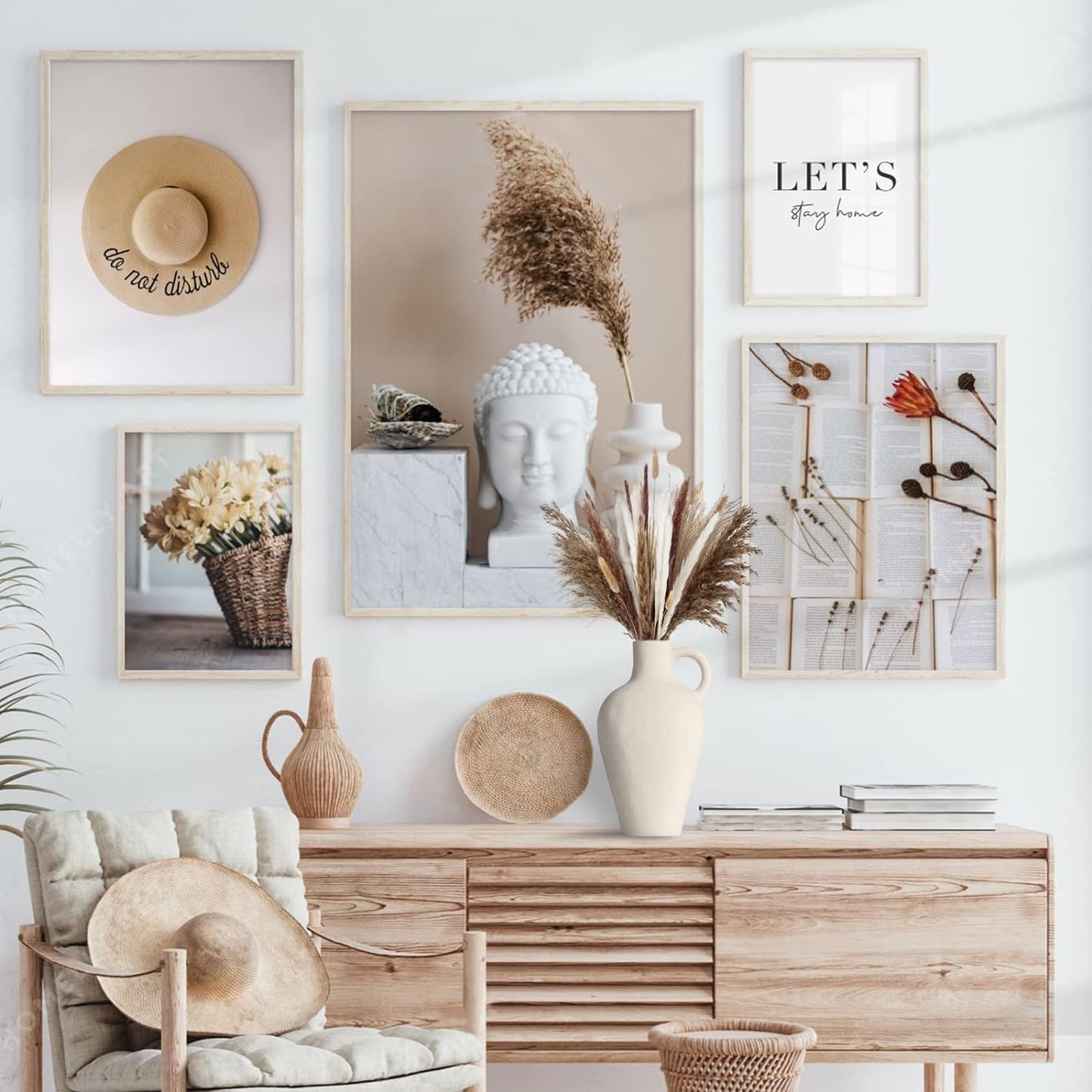 Heifgott Beige Ceramic Vase