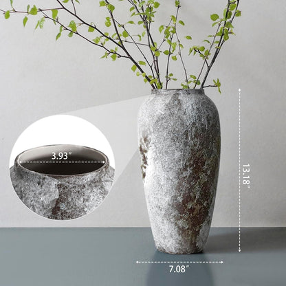Rustic Ceramic Flower Vase