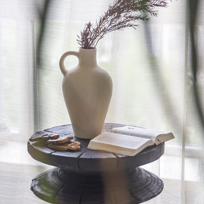 Heifgott Beige Ceramic Vase