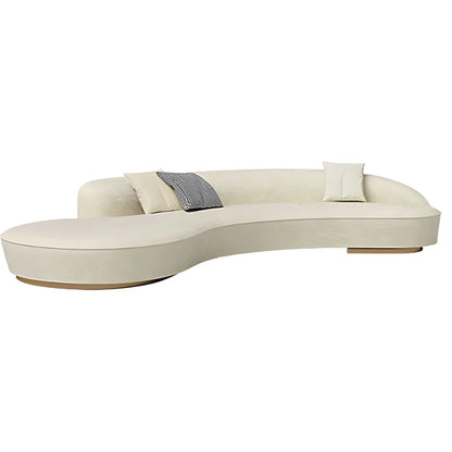Evo Nordic Velvet Curve Sofa Set