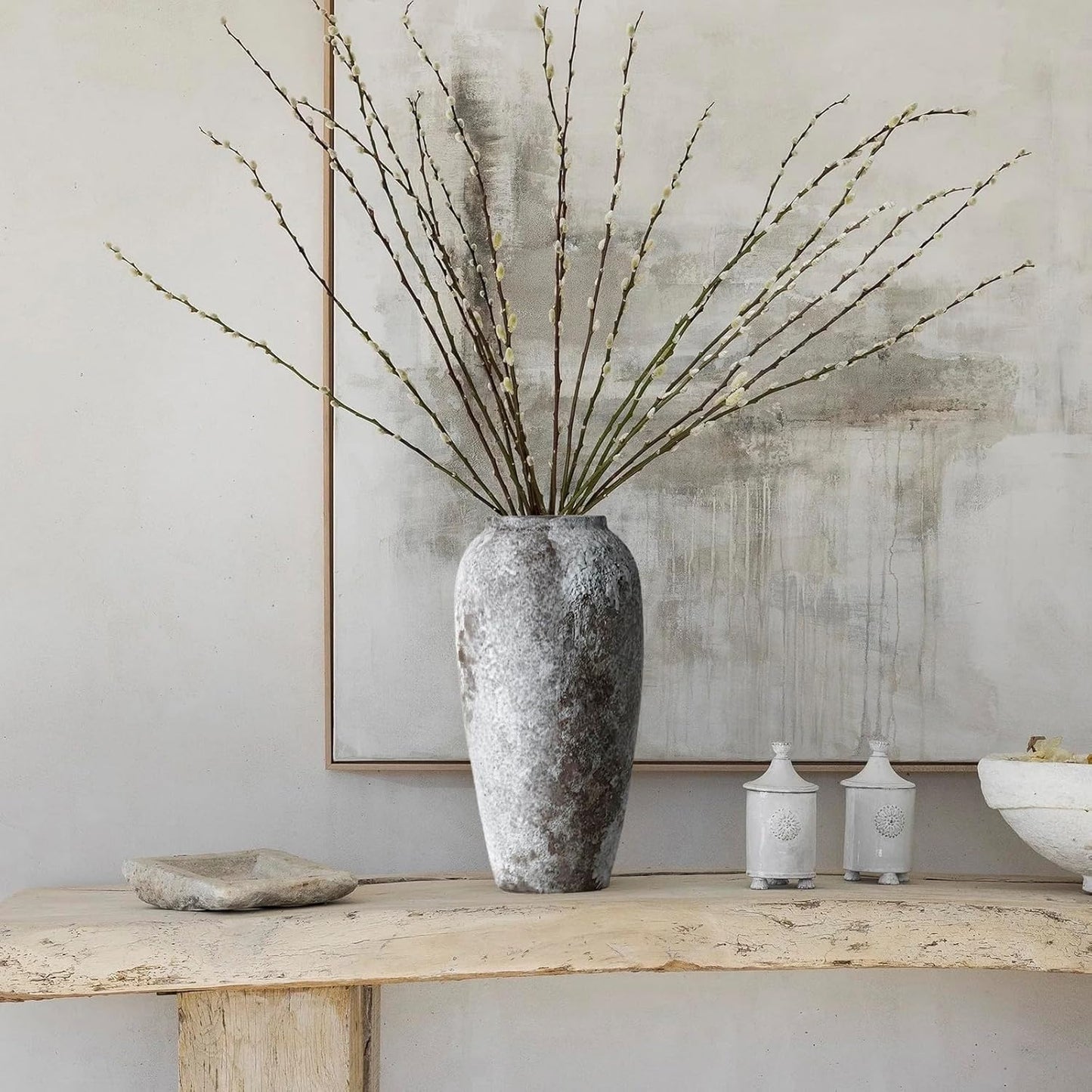 Rustic Ceramic Flower Vase