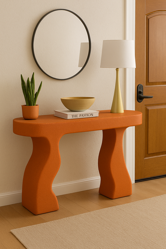 SOLARA Sculpted Console Table