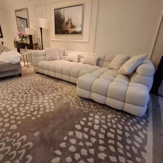 Tufted Bouclé Bubble Sofa