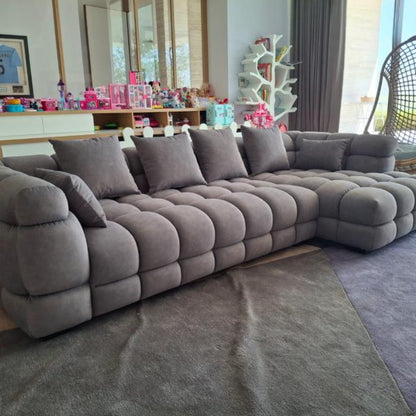Tufted Bouclé Bubble Sofa