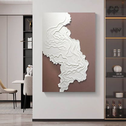 Modern Layered Topographic Wall Art