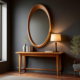 Zen Wave Solid Wood Irregular Wall Mirror
