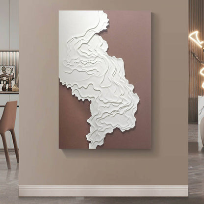 Modern Layered Topographic Wall Art