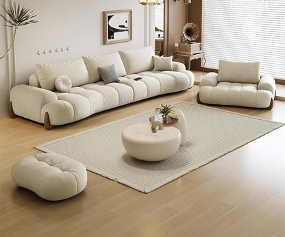 Full Sofa Set 1 (Footstool + Single Seat + 2S Sofa + 3S Sofa)