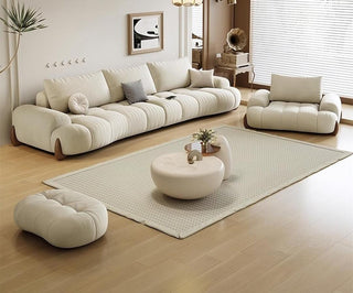 Full Sofa Set 1 (Footstool + Single Seat + 2S Sofa + 3S Sofa)