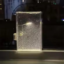 Snowy Night Flow Night Light