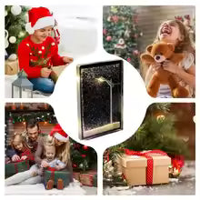 Snowy Night Flow Night Light