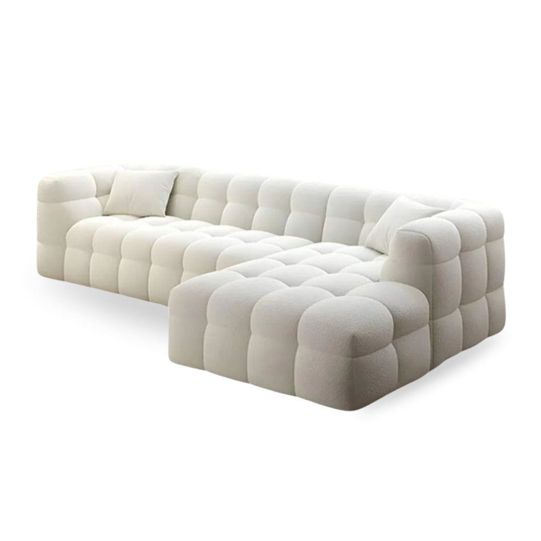 Tufted Bouclé Bubble Sofa