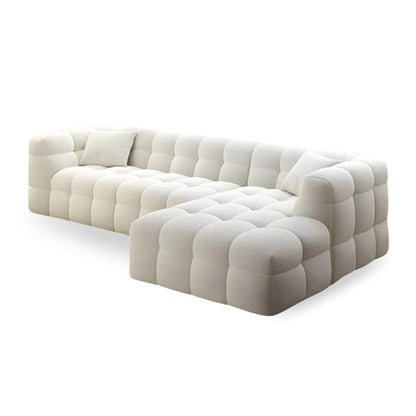 Tufted Bouclé Bubble Sofa