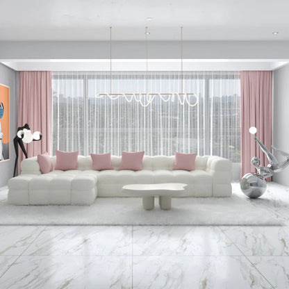 Tufted Bouclé Bubble Sofa