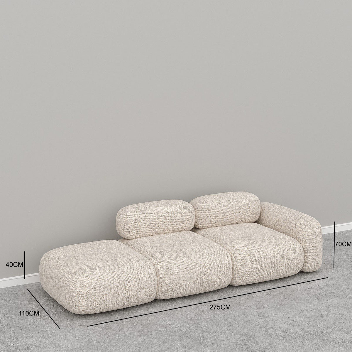 CloudSoft Modular Sofa