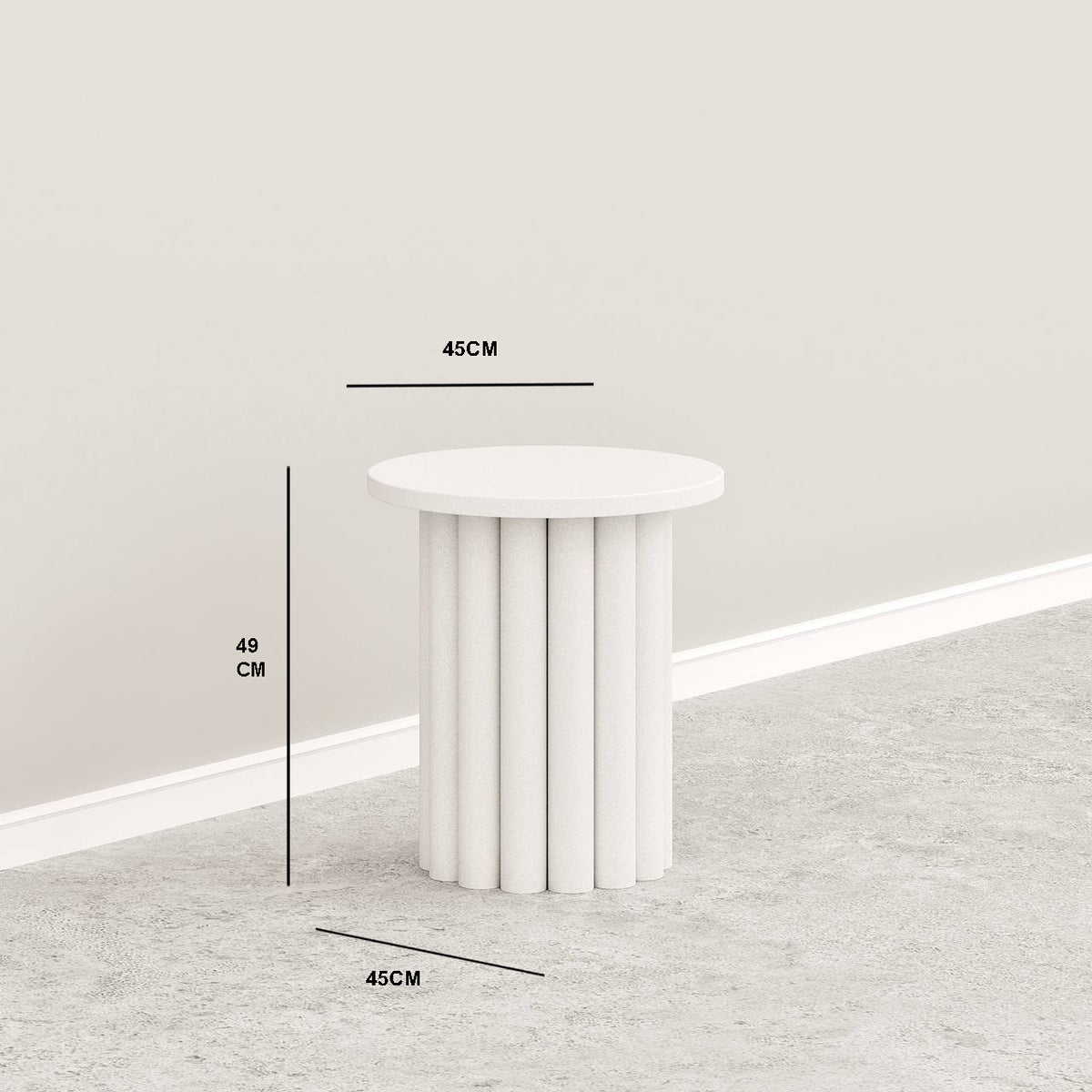 Effie Side Table / 45 x 49 CM