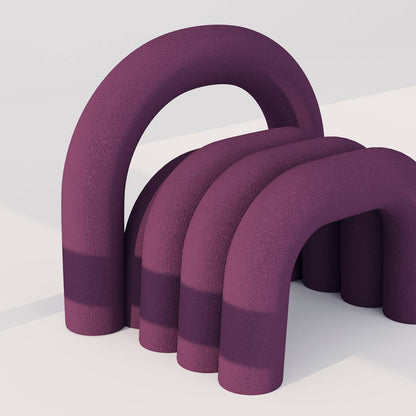 Arco Velvet Accent Chair