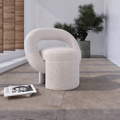 Ring Armchair – Off-White Bouclé