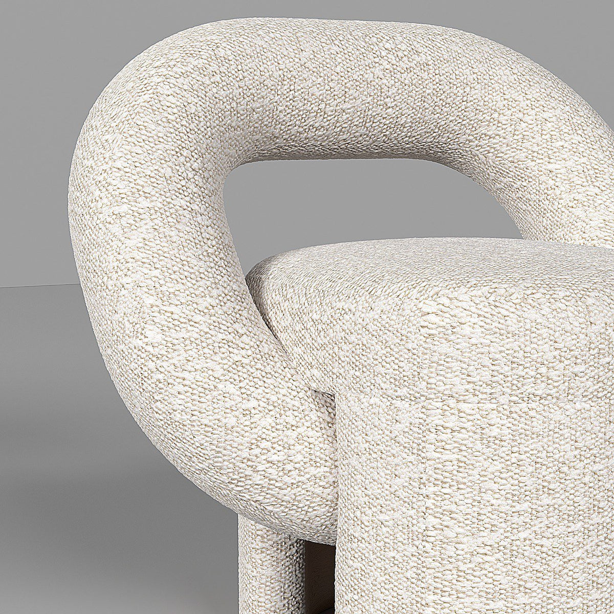 Ring Armchair – Off-White Bouclé