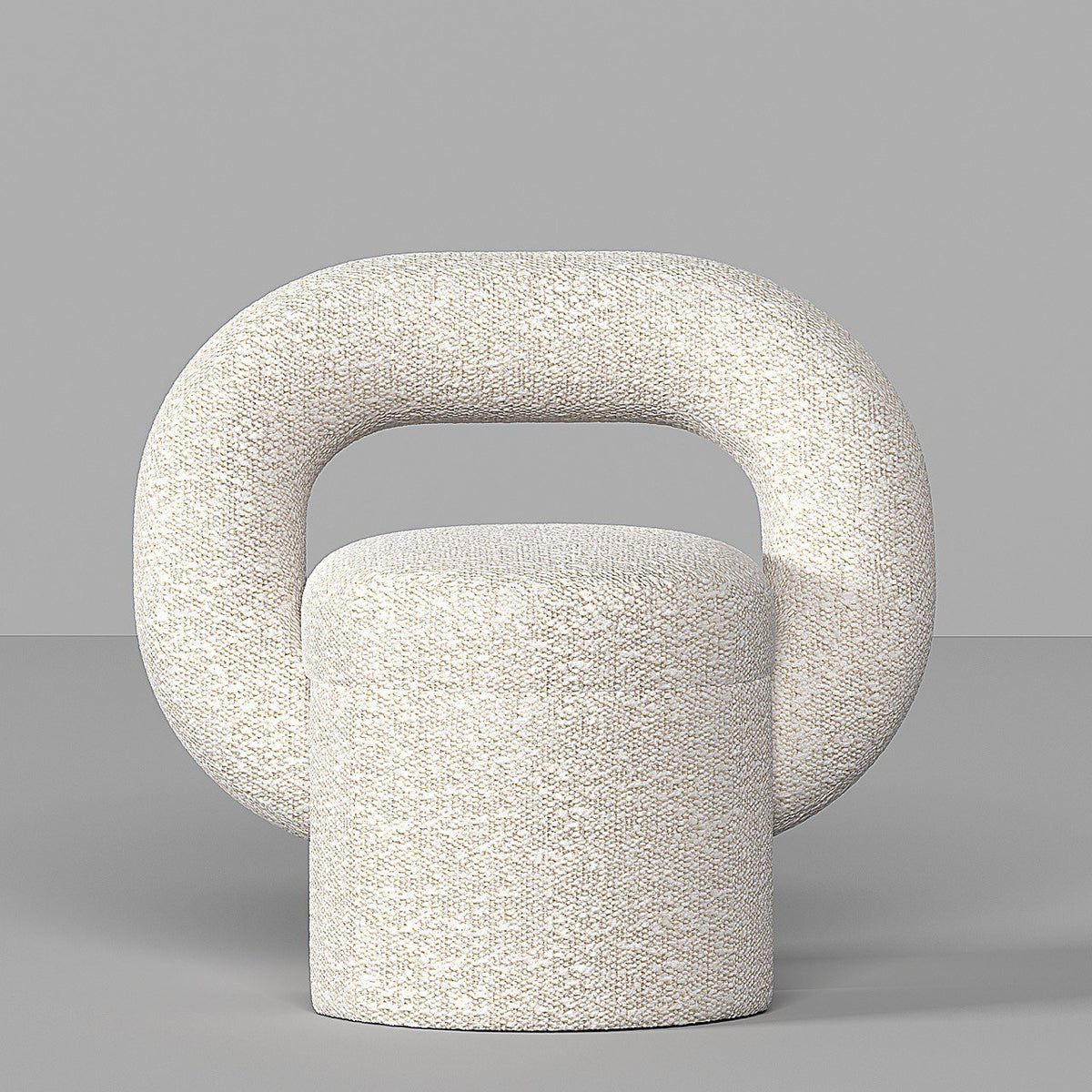 Ring Armchair – Off-White Bouclé